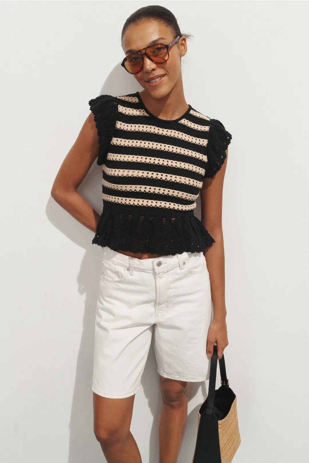 Rails Coen Peplum Top | Rent the Runway