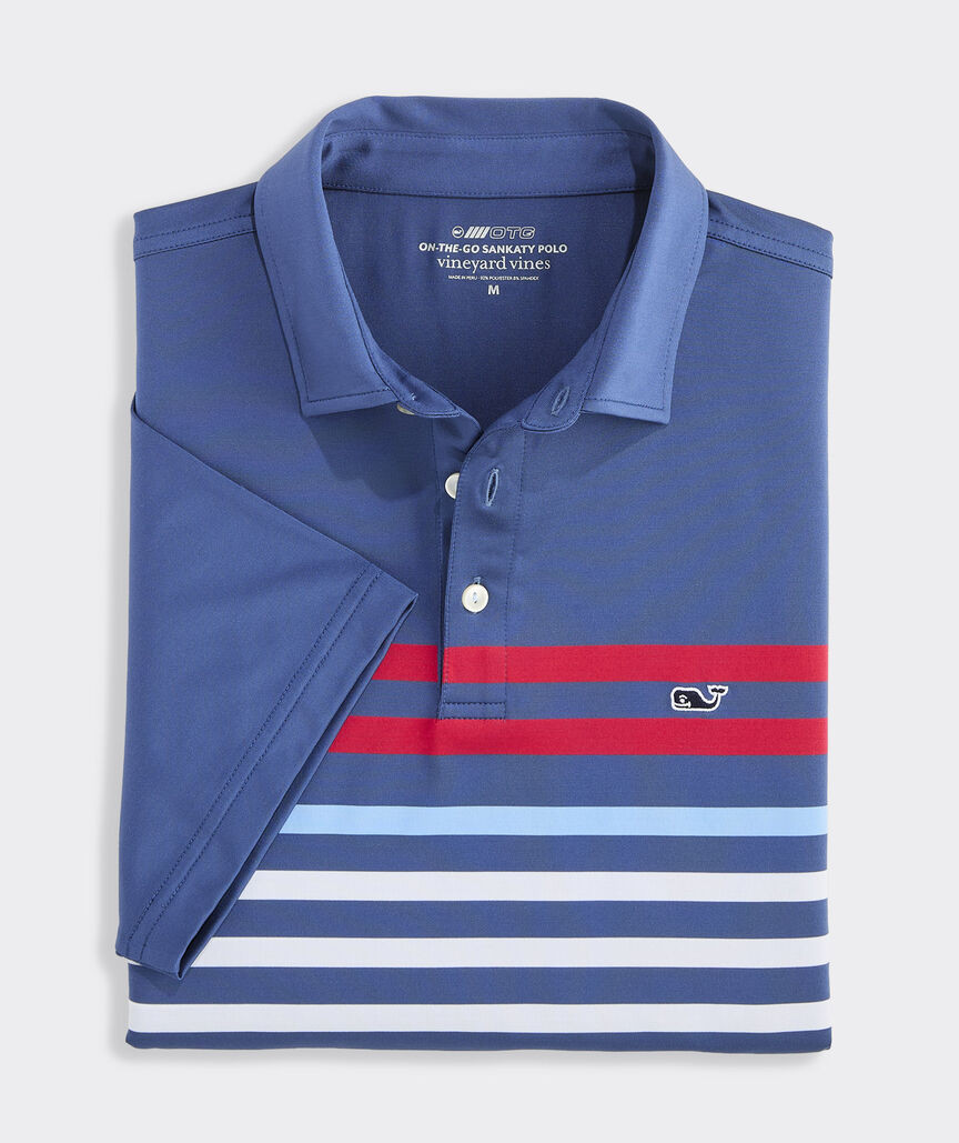 Performance Chest Stripe Sankaty Polo | vineyard vines
