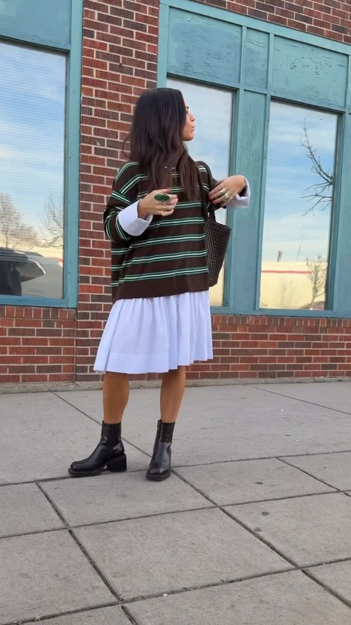 We’re back to work today! Feeling refreshed… but my brain is still waking up. Need coffee, stat.

Side note: I snagged this dress on major sale last fall. It was the only XL left, but I tried it on anyway—and ended up loving the oversized fit. Let’s be real, sizing these days is wildly inconsistent. Don’t overthink it—if you like it, try it on. Might be your new favorite fit 😬

Happy Monday!!

#LTKootd #LTKWorkwear #LTKPetite