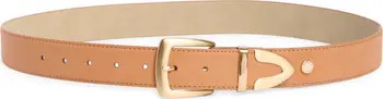 Chunky Metal Leather Belt | Nordstrom Rack