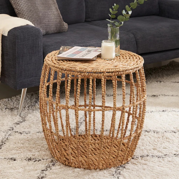 Lockwood Drum Coffee Table with Storage | Wayfair North America