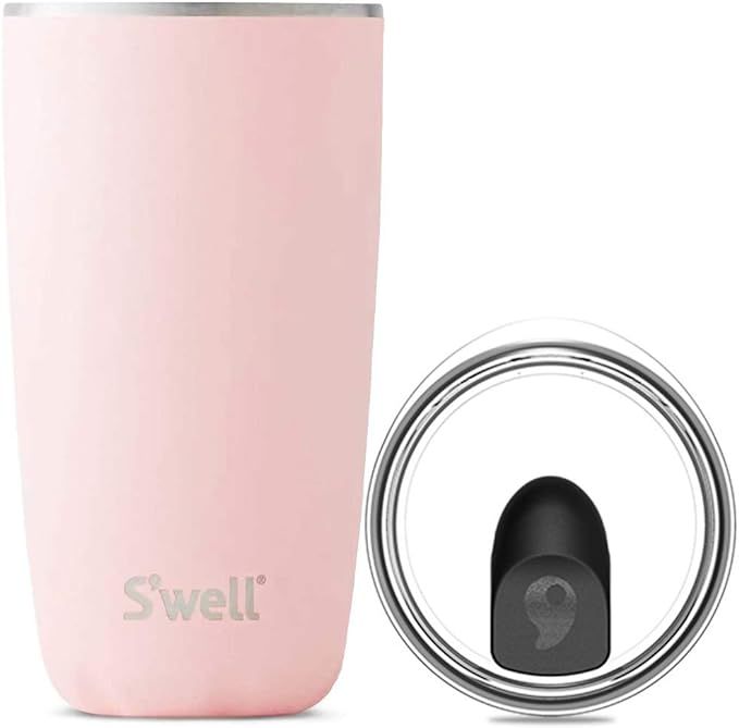 S'well tainless Steel Tumbler-18 Fl Oz-Pink Topaz-Triple-Layered Vacuum Insulated Containers Keep... | Amazon (US)