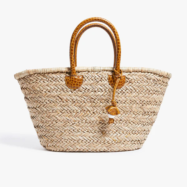 The Beach and Town Tote Cognac | Pamela Munson