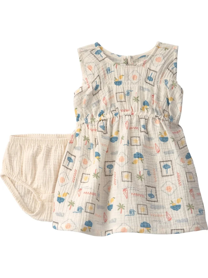 Carter's Child of Mine Baby Girl Dress Set, 2-Piece, Sizes 0/3-24 Months | Walmart (US)