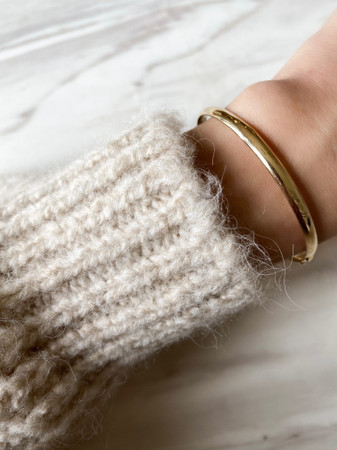 Gold Bangle 14k | EllandEmm