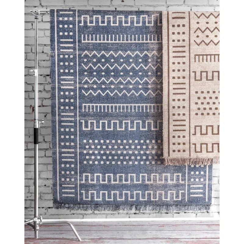 Tulum Moroccan Indoor / Outdoor Area Rug in Beige | Wayfair North America
