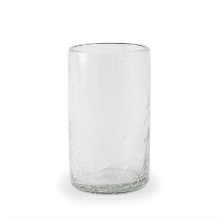 Maya Clear Recycled Glass Vase 7"" - Short | Walmart (US)