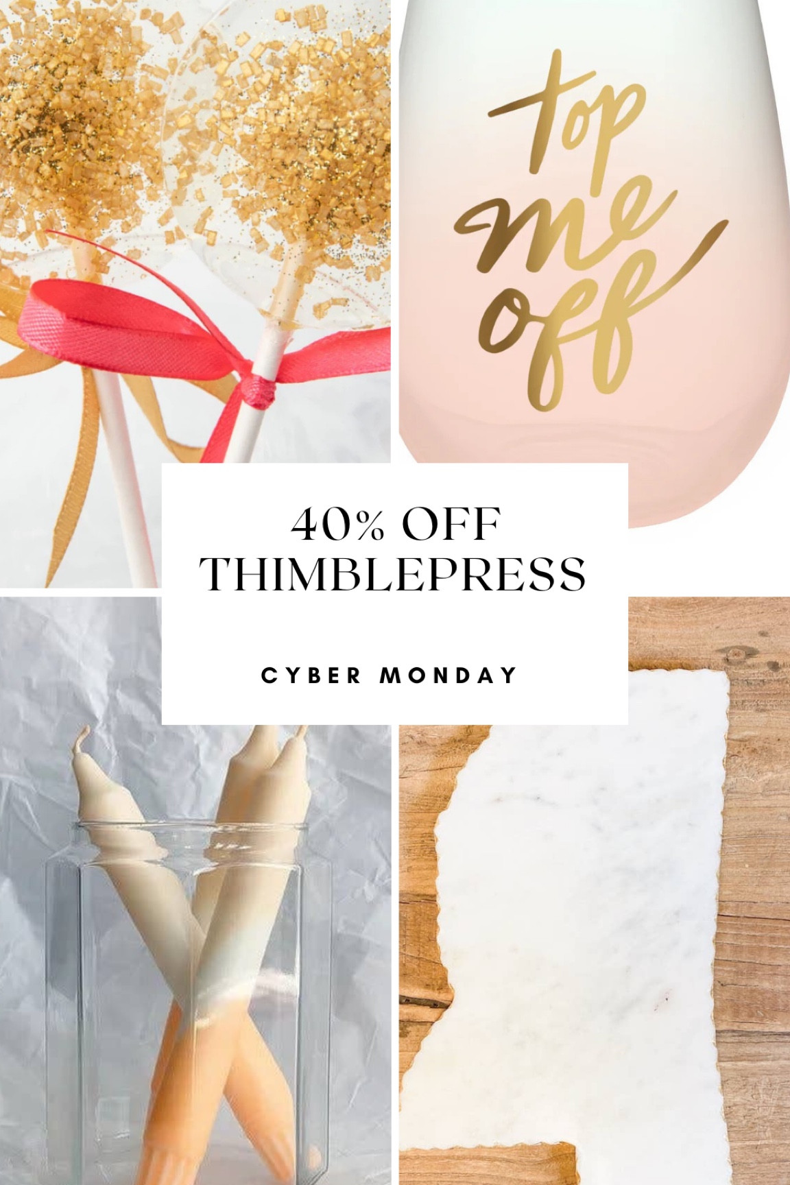 Thimblepress hosting items and gifts 
40% off Cyber Monday 

#LTKHoliday #LTKGiftGuide #LTKCyberweek
