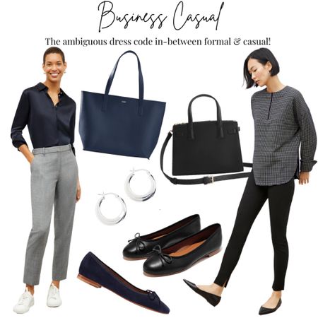 Is your office attire dress code business casual? Here’s what we’d recommend to wear for this level of attire at work! #businesscasual #workwear #work #office #balletflats 

#LTKstyletip #LTKSeasonal #LTKworkwear