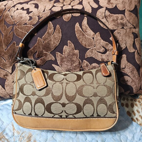 2003 Vintage y2k Coach Demi Shoulder Bag in Signature Monogram Purse | Poshmark