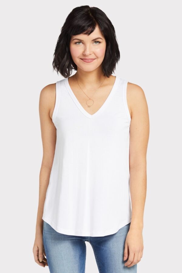 Liv Modal V Neck Tank | Evereve