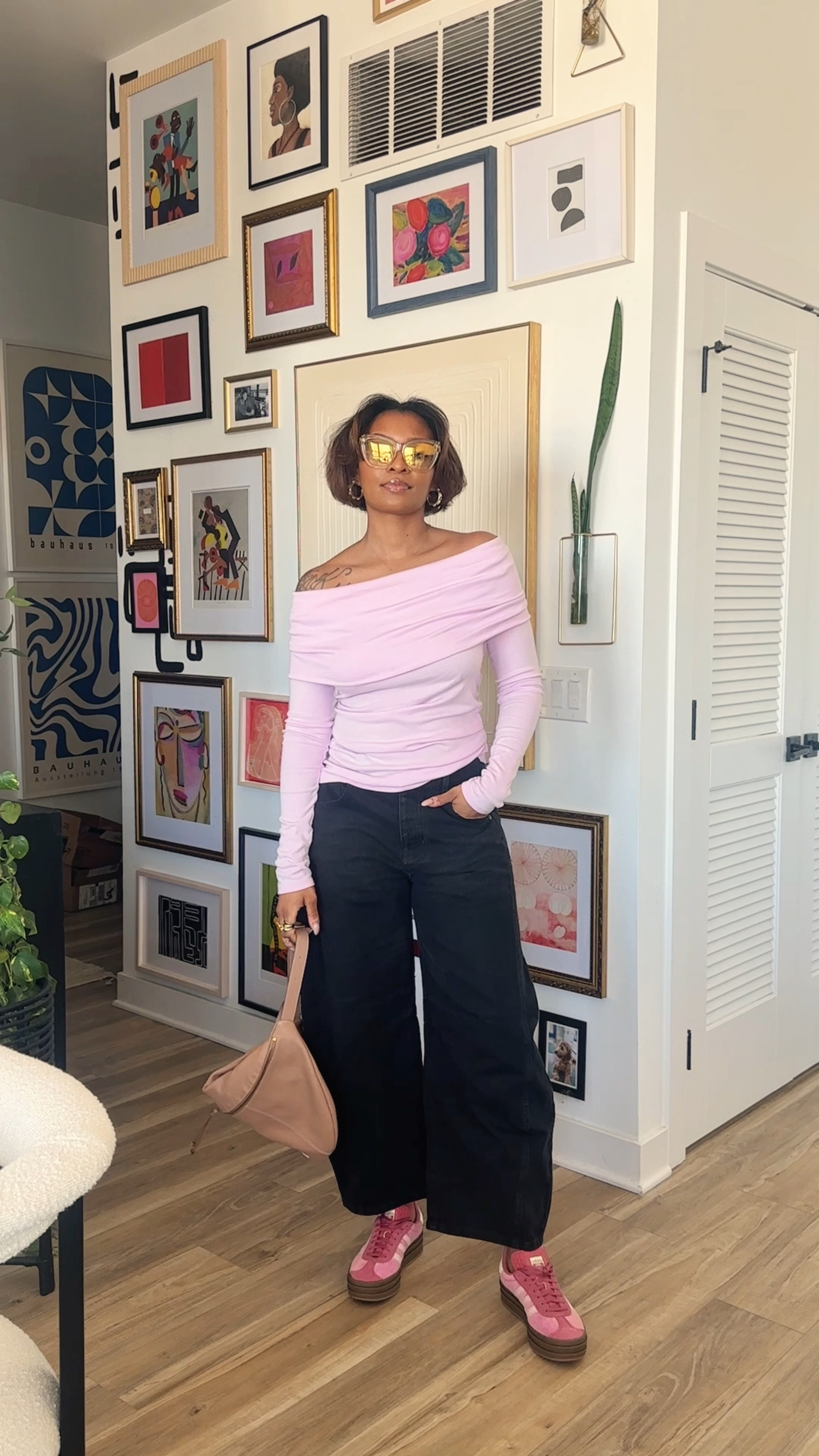 The cutest casual look when you still want some color this Fall 💞 Height: 5'6 Weight: 150lbs Chest: 34C 

Bottoms - 27L(long) 
Top - Small 
Jacket - Medium (runs large, size down for less oversized look)


#LTKBeauty #LTKSaleAlert #LTKStyleTip