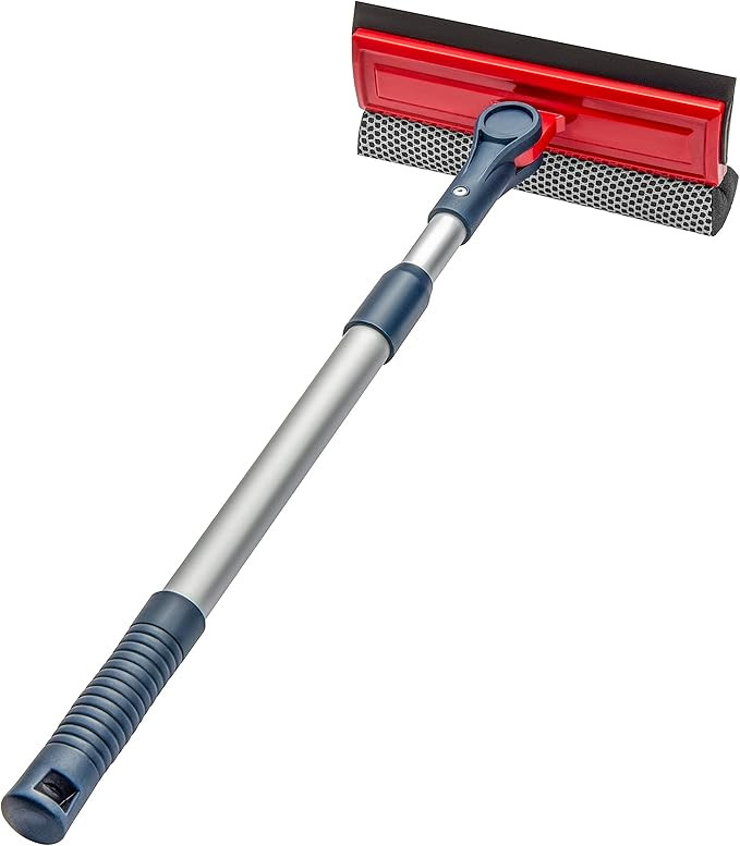 DSV Standard Professional Window Squeegee | 2-in-1 Window Cleaner Sponge and Soft Rubber Strip Wi... | Amazon (US)