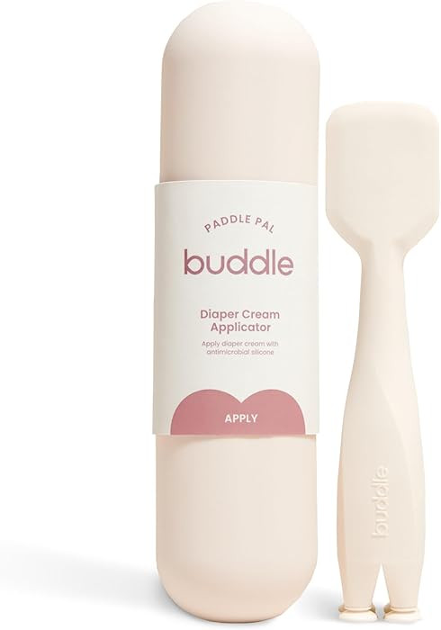Buddle Paddle Pal Baby Diaper Cream Spatula Silicone Applicator with Carrying Case, Smooth & Mess... | Amazon (US)