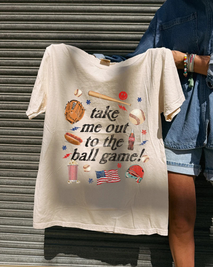 ETTA OG | out to the ball game graphic tee | Etta & East