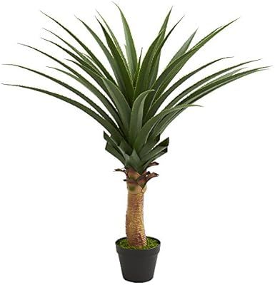 Nearly Natural 3.5’ Agave Artificial Plant, Green | Amazon (US)