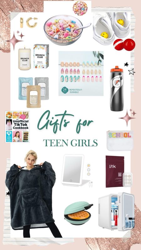 Teenage girl gifts! We found a few gifts that would work out for those teenage girls you don’t know what to get! Nails, hand sanitizers, itk skincare, candles and this cool unofficial TikTok cookbook  

#LTKCyberWeek #LTKU #LTKGiftGuide