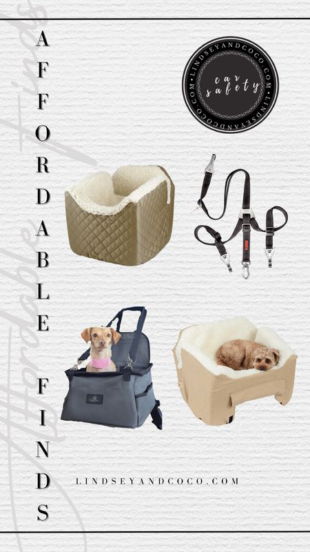 Dog Car Safety Essentials: Pet seatbelts, dog booster seats and car carriers. #ltkpet

#LTKGiftGuide #LTKHome