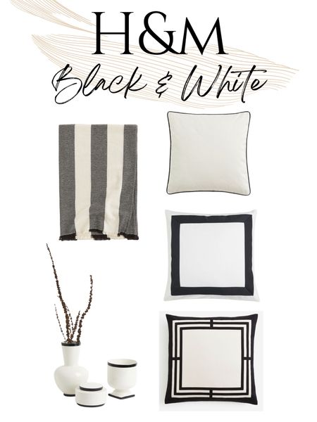I’m really loving black and white lately.  I’m beginning to add it around my home very slowly. These pillows are a great start. 







Modern, traditional, throw blanket, throw pillows, vase, home, decor, H&M, black and white

#LTKunder50 #LTKhome #LTKFind