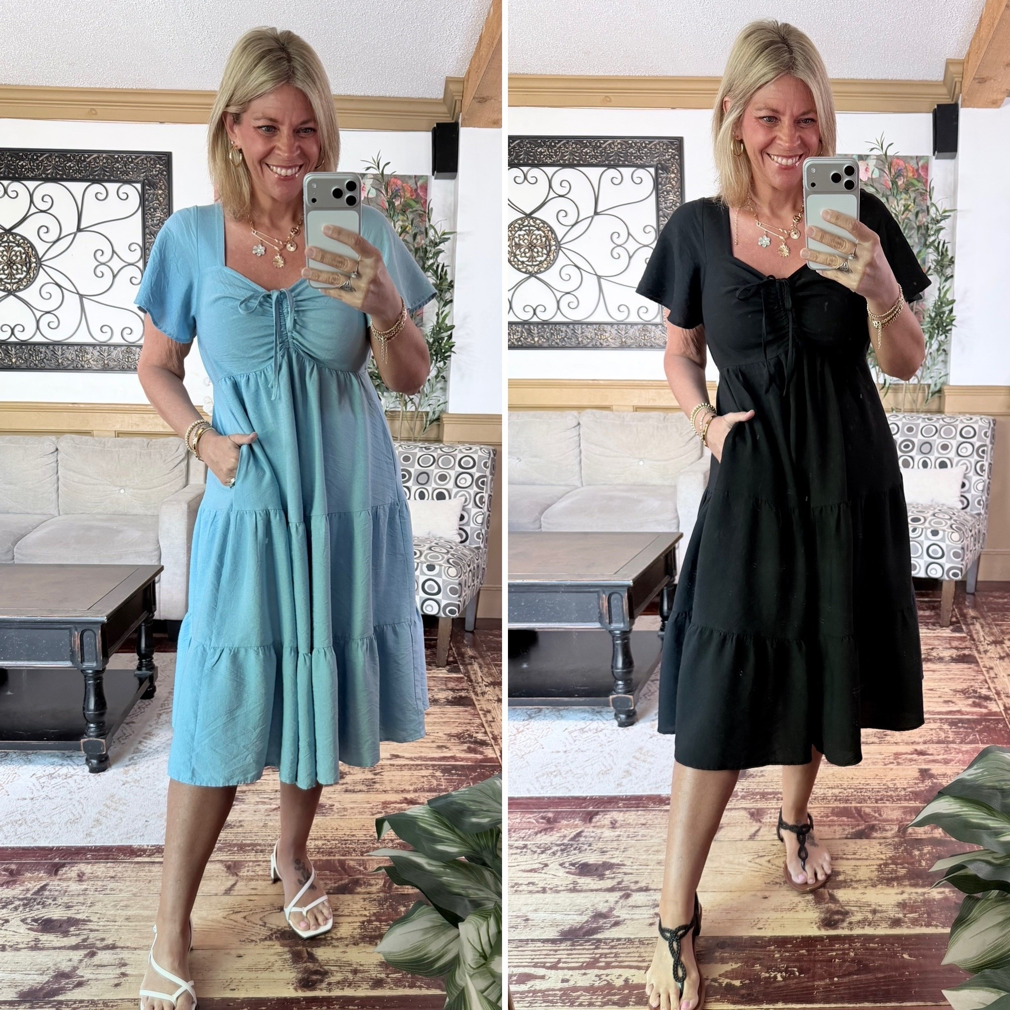 Lightweight adjustable bust dress size 10- perfect casual dress, graduation guest dress, wear to brunch dress… so comfy!

#LTKOver40 #LTKMidsize #LTKSeasonal