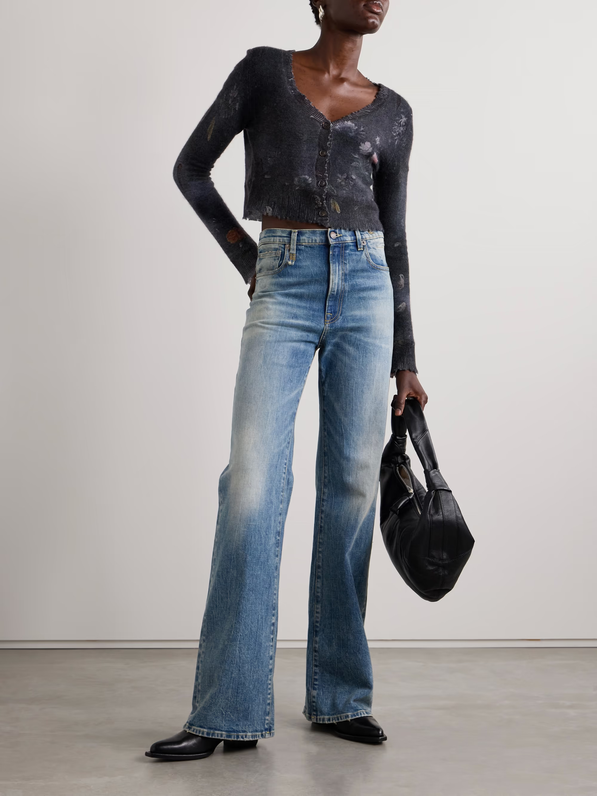 R13Jane high-rise wide-leg jeans | NET-A-PORTER (US)
