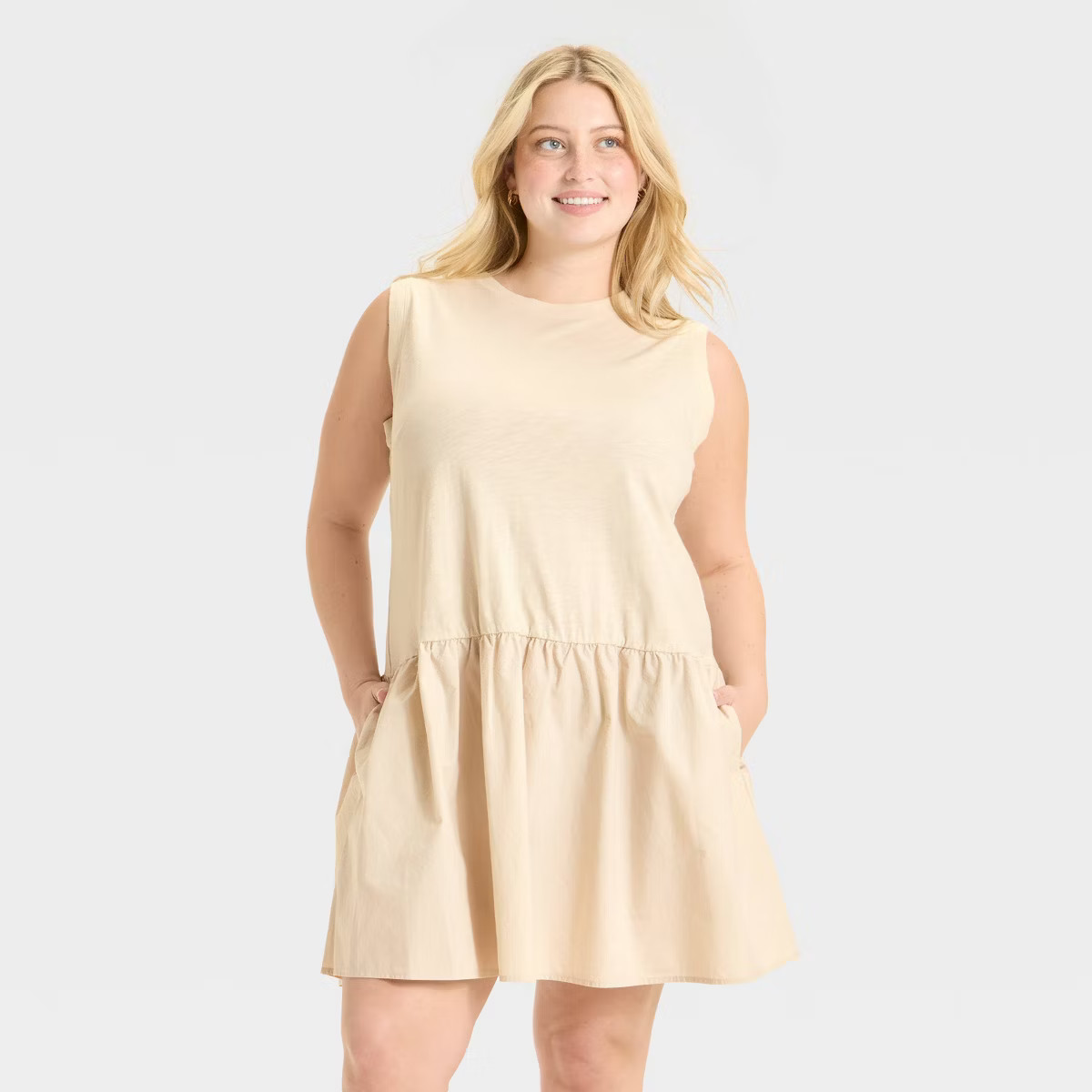 Women's Mini Shift Dress - Universal Thread™ Blue 1X | Target