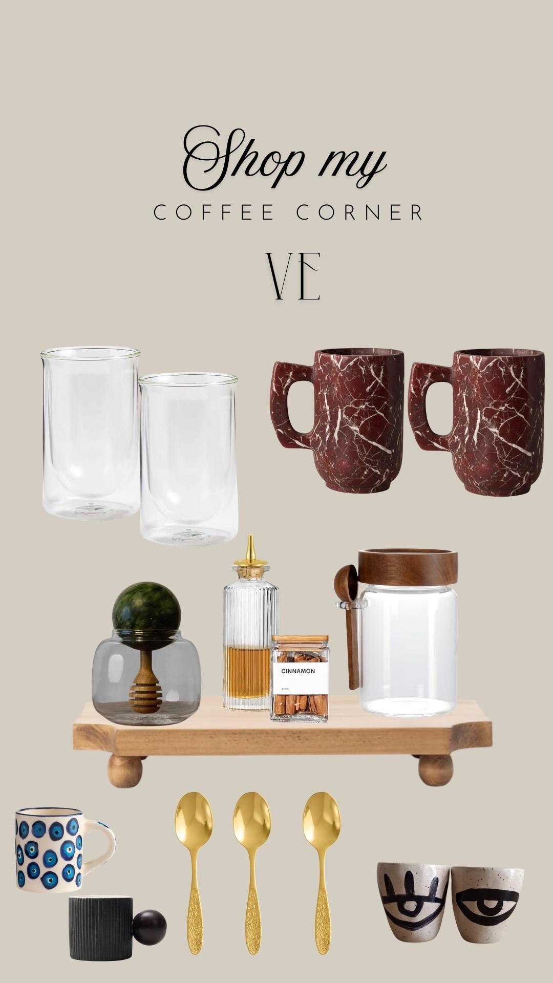 My coffee station has been curated very carefully. I romanticize making my coffee every morning. 

#LTKHome