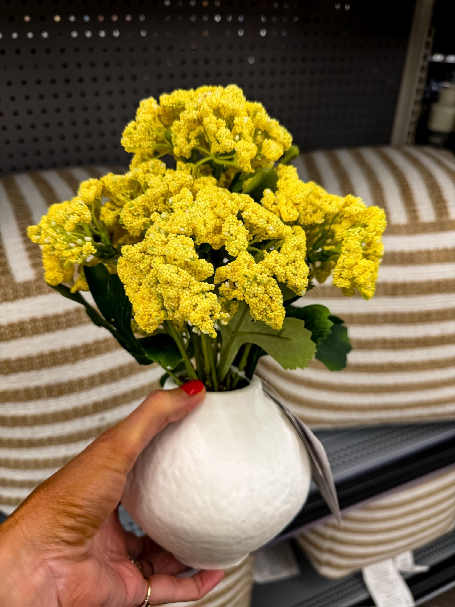 Okay this is such a cute little home find 💛The textured white vase + these bright yellow blooms = instant happy corner moment. Perfect for a coffee table, nightstand, or even a bathroom shelf when you want something simple but still styled. Such an easy way to make a space feel finished

home decor, vase styling, faux florals, coffee table decor, shelf styling, neutral home with color, simple home updates, themominstyle 

#LTKHome #LTKSeasonal #LTKMothersDay