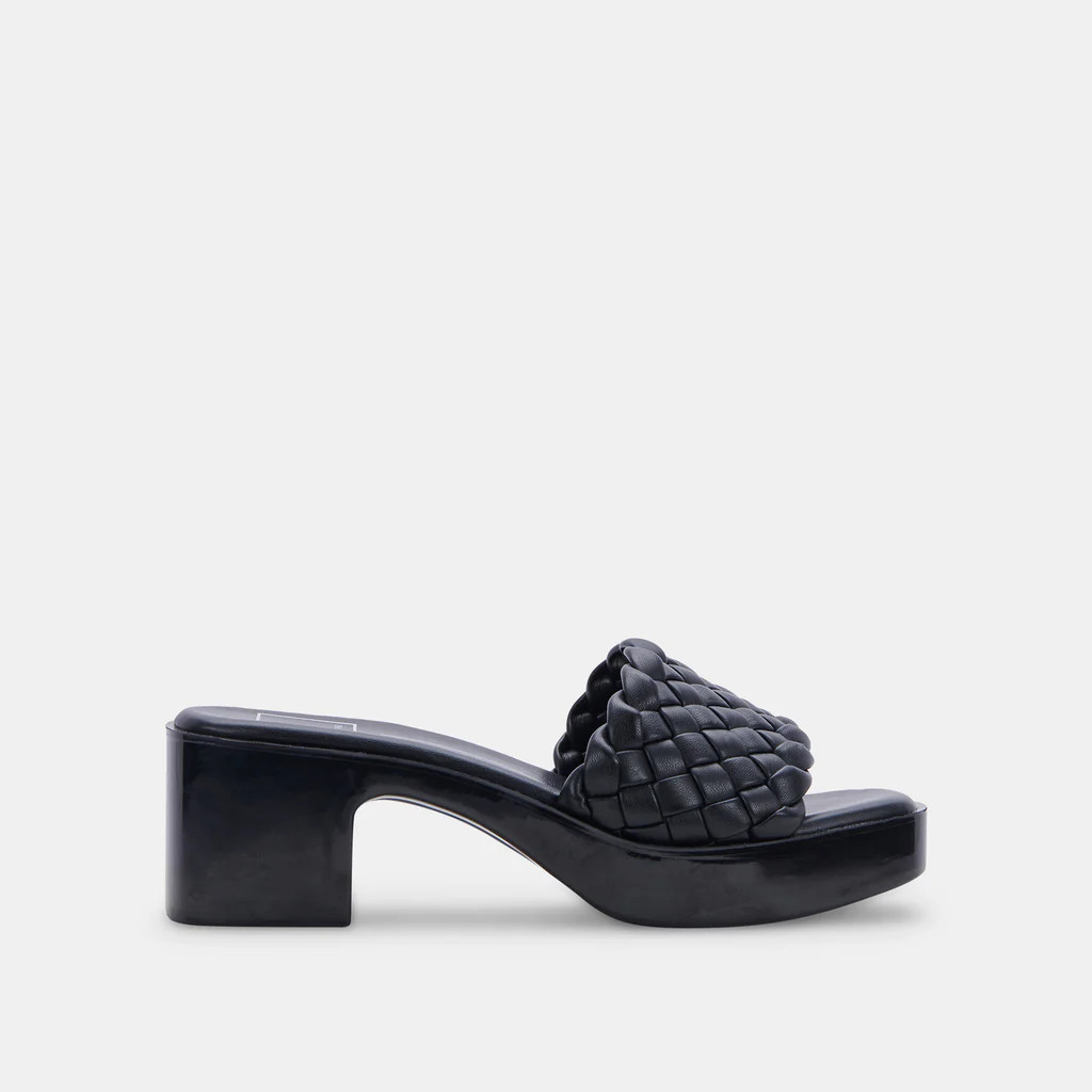 GOLDY SANDALS BLACK STELLA | DolceVita.com