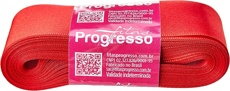 Fitas Progresso CF009-209, Fita de Cetim, 38 mm, 10 m, Multicolor | Amazon (BR)