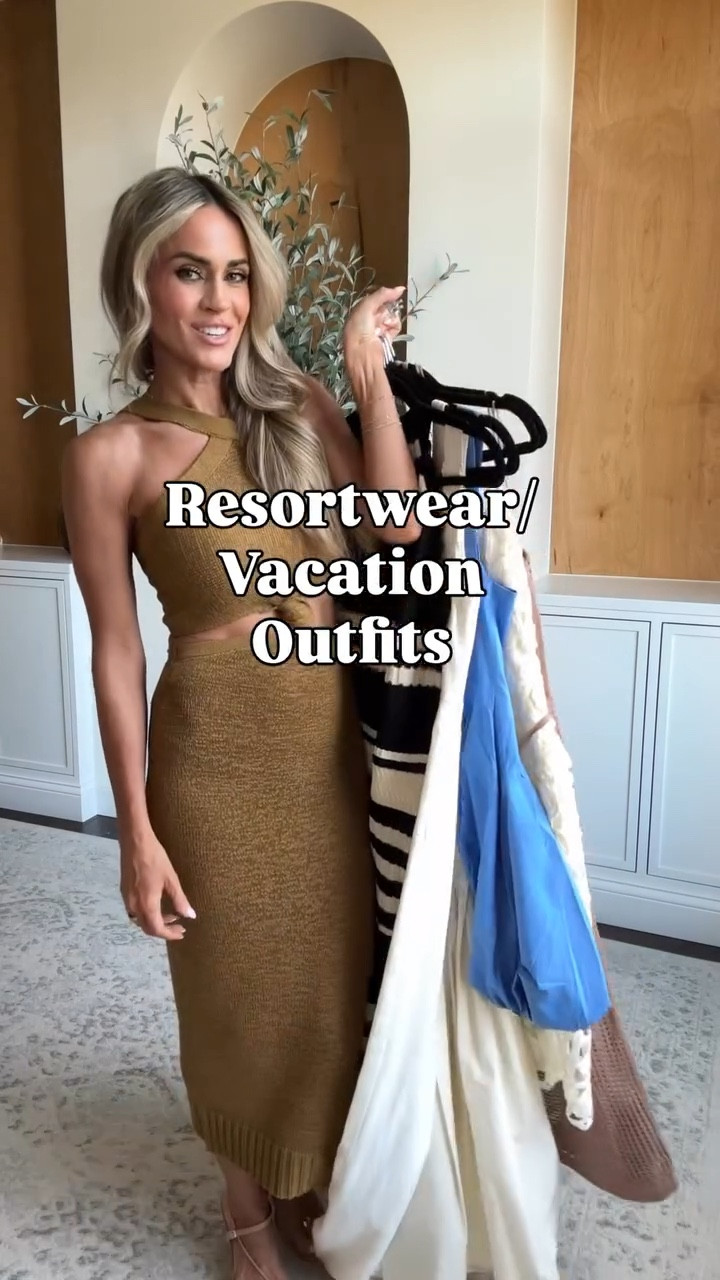 Resortwear / vacation outfits for your next trip! Gorgeous beachy dresses, linen jumpsuit, crochet dresses and more! 

Vacation outfits, vacation dresses, beach outfits, resortwear style, vacation style #vacationdress #beachoutfits

#LTKgrwm #LTKTravel #LTKootd