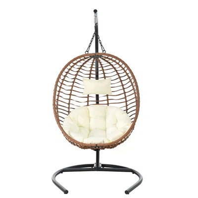 Egg Swing Chair With Stand For Indoor & Outdoor | Wayfair North America