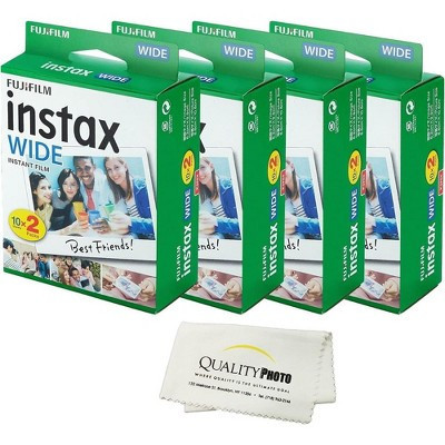 Fujifilm instax Wide Instant Film 8 Pack (80 Exposures) for use with Fujifilm instax Wide 300, 200, and 210 cameras | Target