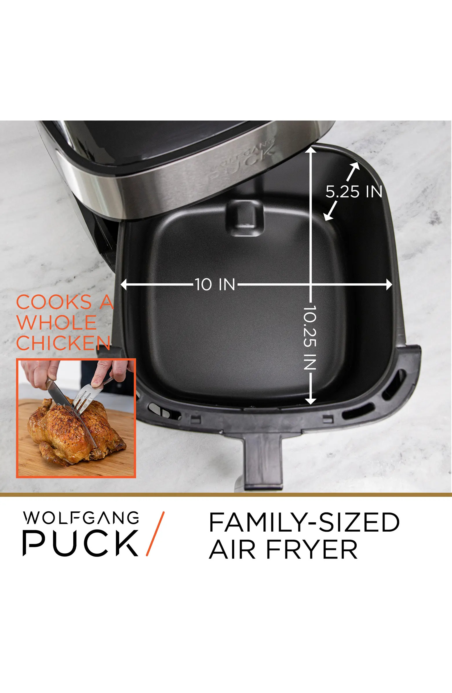 9.7qt Stainless Steel Air Fryer | Nordstrom