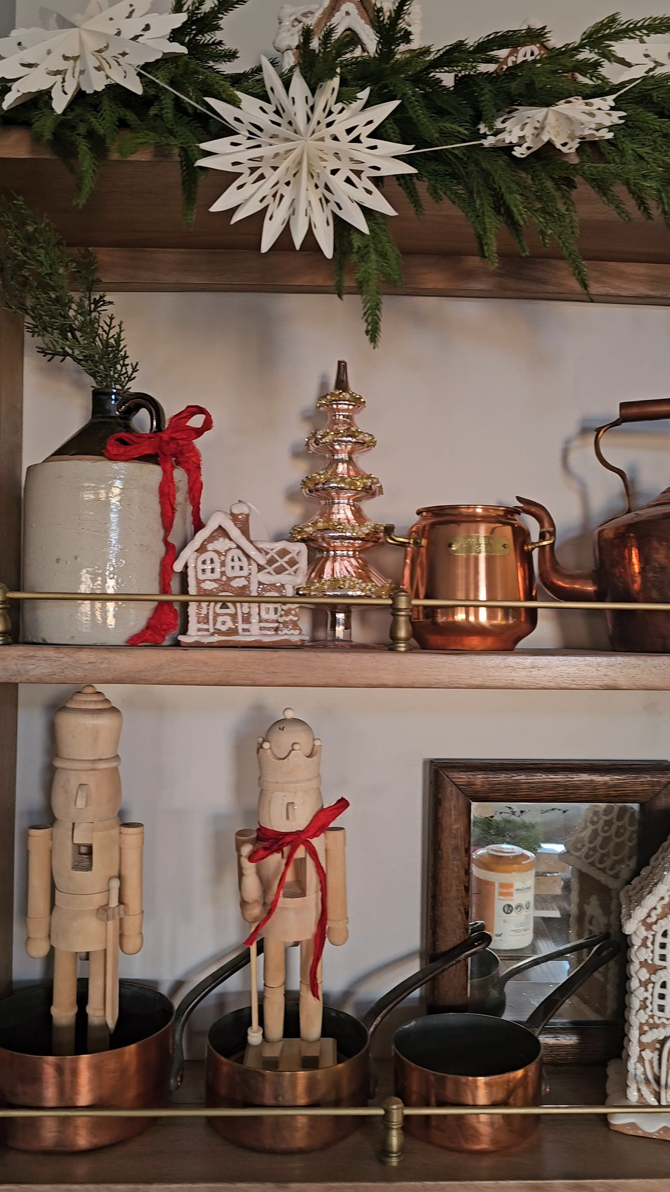 Holiday kitchen shelves 

#LTKHoliday #LTKSeasonal #LTKHome