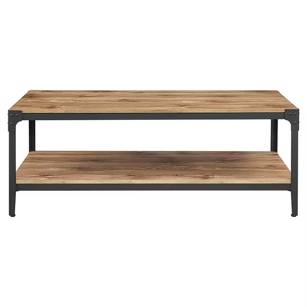 Benny Urban Industrial Angle Iron Coffee Table - Saracina Home | Target
