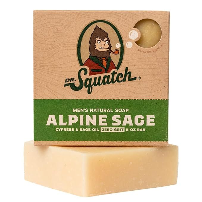 Alpine Sage Soap for Men – Revitalizing Natural Scent with Lavender, Cypress, Clary Sage Organic Oil | Amazon (US)