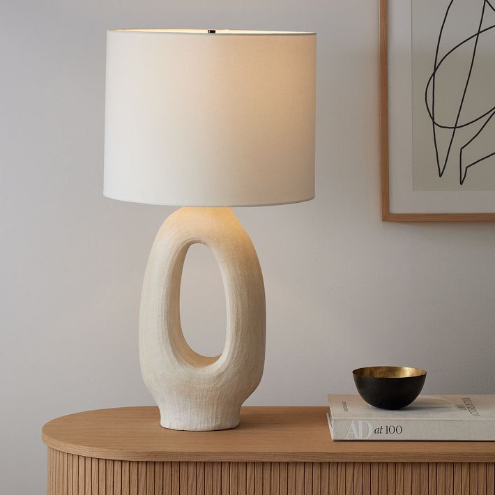 Diego Olivero Chamber Ceramic Table Lamp (25"–30") | West Elm (US)