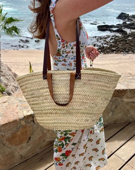 One of my favorite Amazon finds is this woven French basket bag. I have the large in dark brown. Also bought the XL!

#LTKSeasonal #LTKtravel #LTKitbag