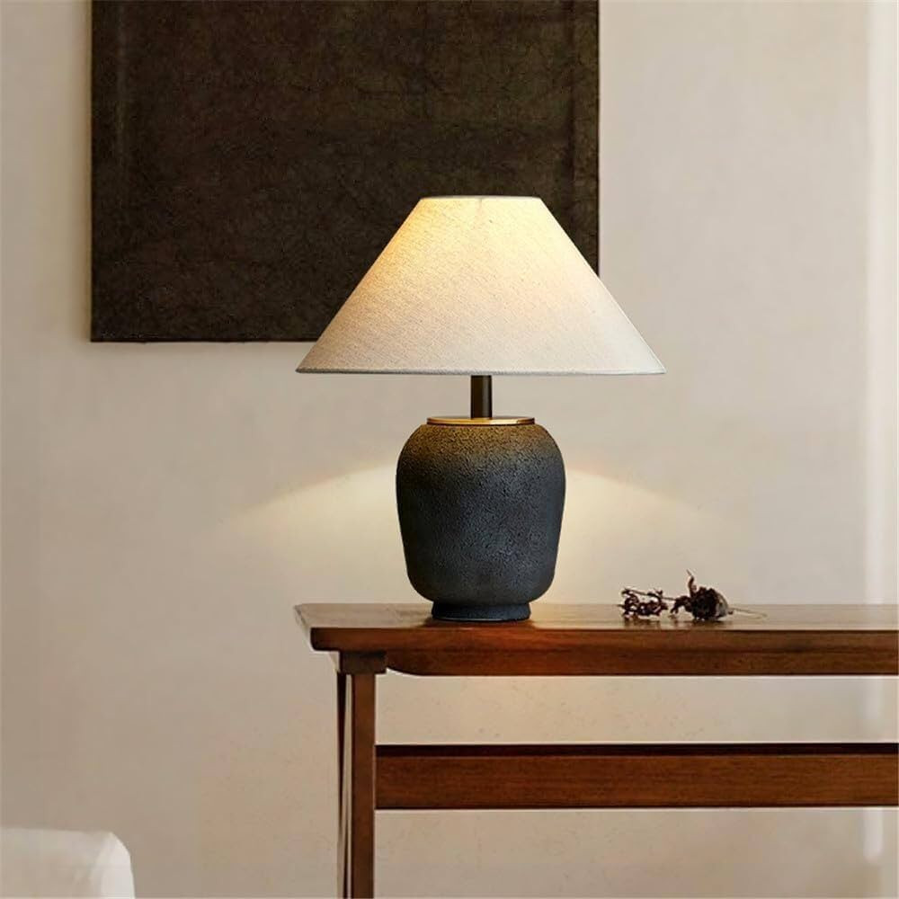 Ceramics Table Lamp Modern Art Living Room Bedroom Study LED Brass Desk Light,for Various Rooms | Amazon (US)