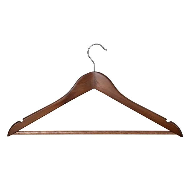 Better Homes & Gardens Wood Suit Hangers, 5 Pack, Walnut Finish | Walmart (US)