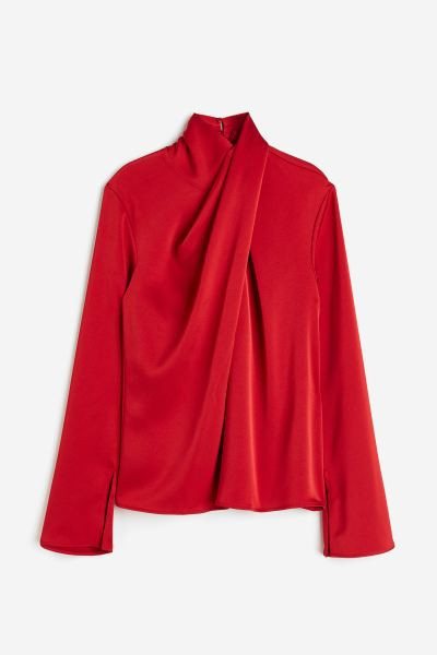 Blusa drapeada | H&M (FR, IT, ES, PT, BE)