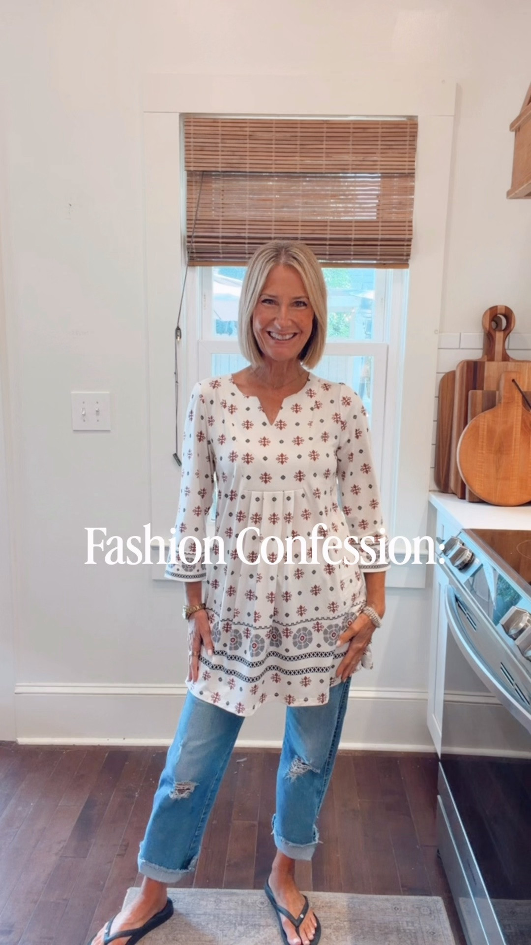 My fashion confession.. I love a cute tunic! So comfy, easy to wear and flattering on everyone.

#LTKgrwm #LTKootd #LTKOver40