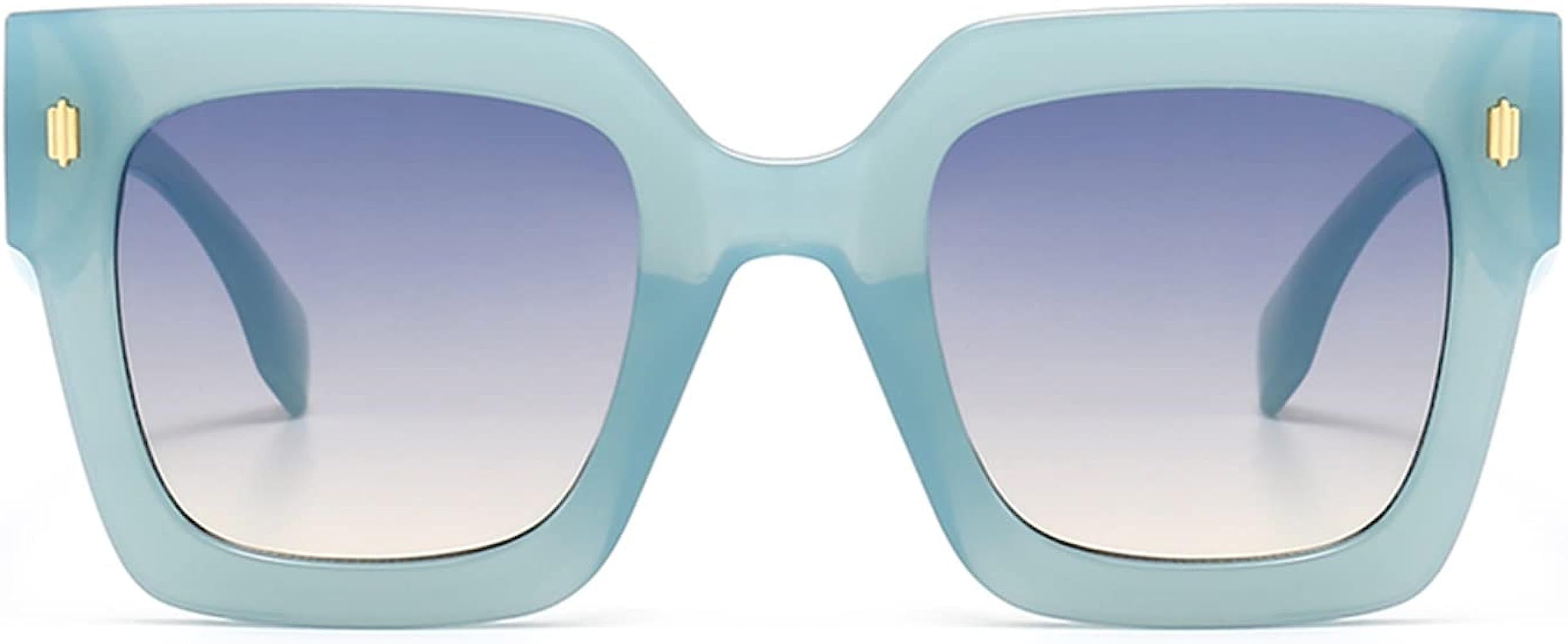 ADE WU Vintage Oversized Square Sunglasses for Women,Retro Luxury Designer Sun Glasses Shades UV4... | Amazon (US)