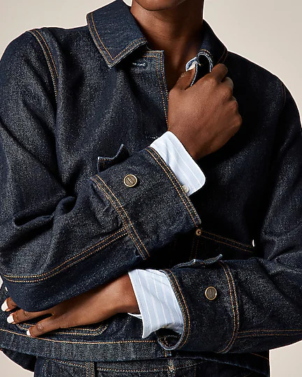 Cropped Barn Jacket™ in denim | J. Crew US