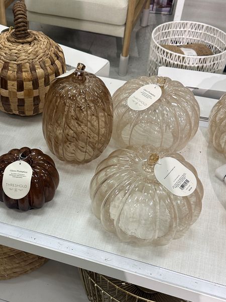 Glass pumpkins! #ltkhome #ltkfall