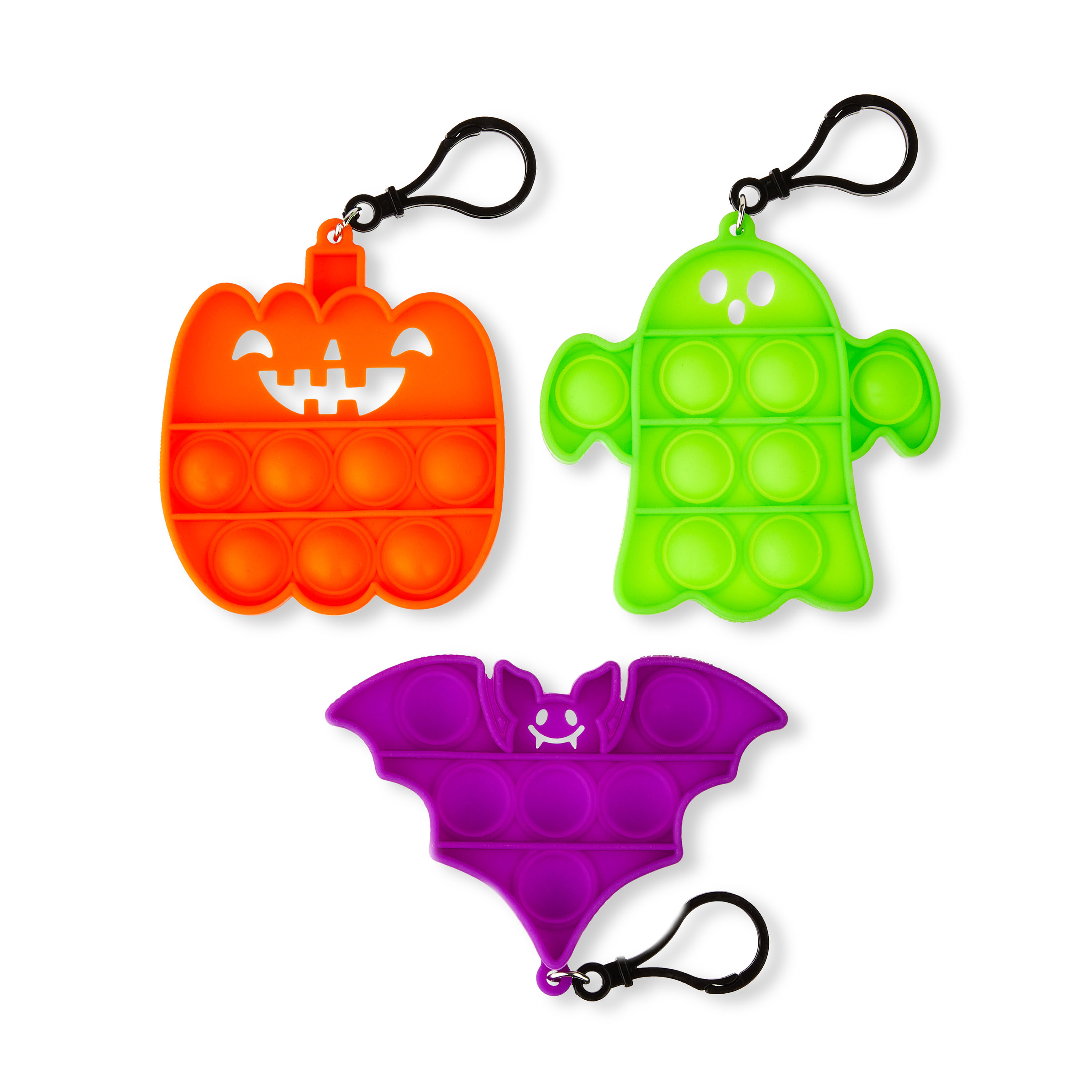 Halloween 3 Counts Fidget Pop Keychains Novelty Toys, Party favor,Way to Celebrate | Walmart (US)