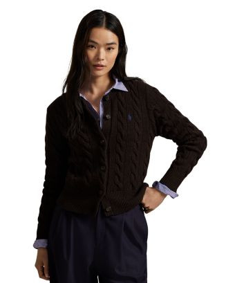 Cable Knit Wool Cashmere Cardigan | Bloomingdale's (US)
