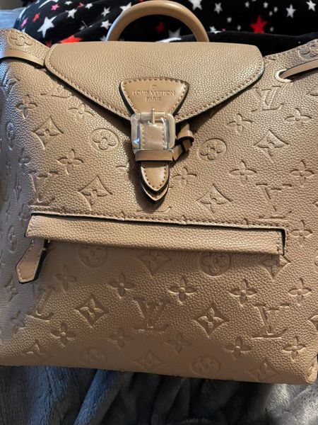M45205 M45515 MONTSOURIS PM Elegant Women Genuine Cowhide Leather Emobss Canvas Buckle Backpack S... | DHGate