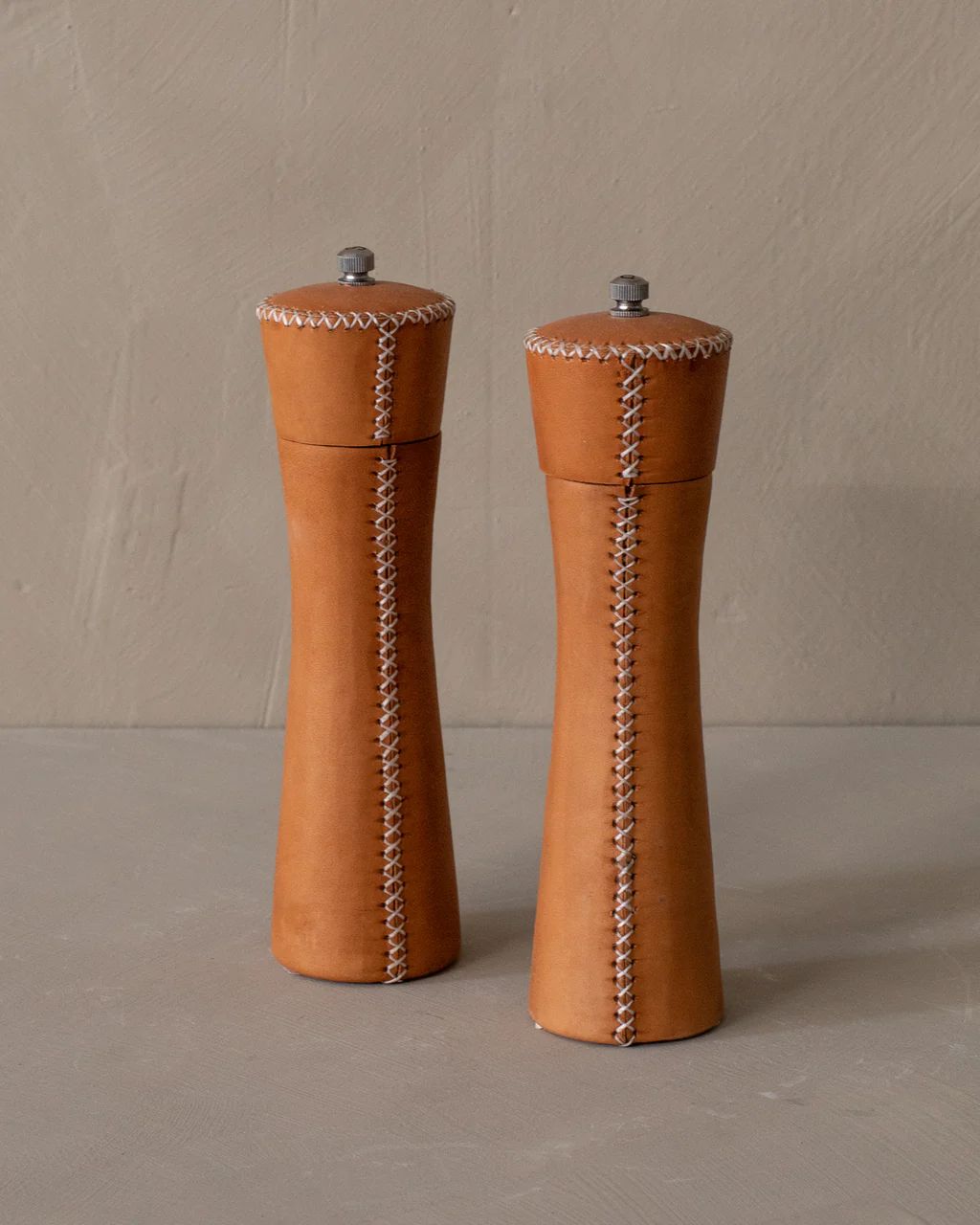 Santino Leather Spice Mills | The Vintage Rug Shop